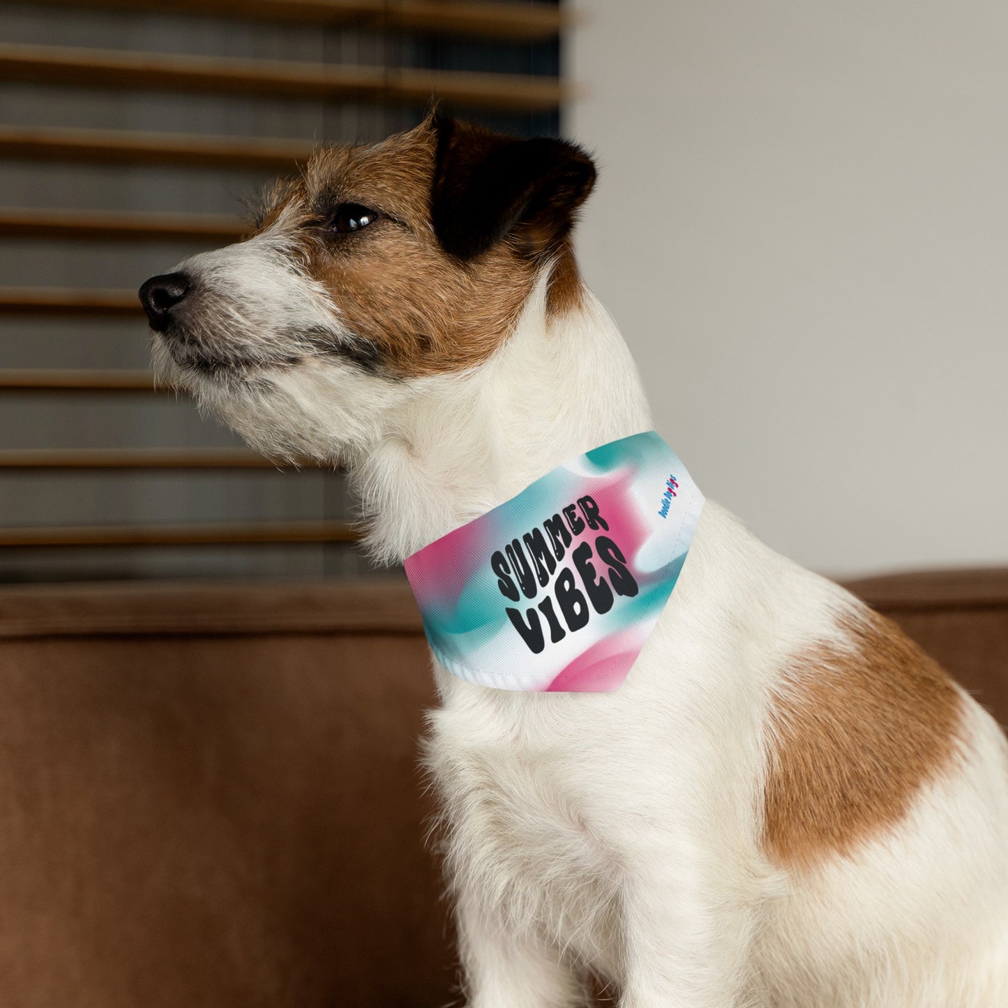 Summer Vibin' Pet Bandana Collar