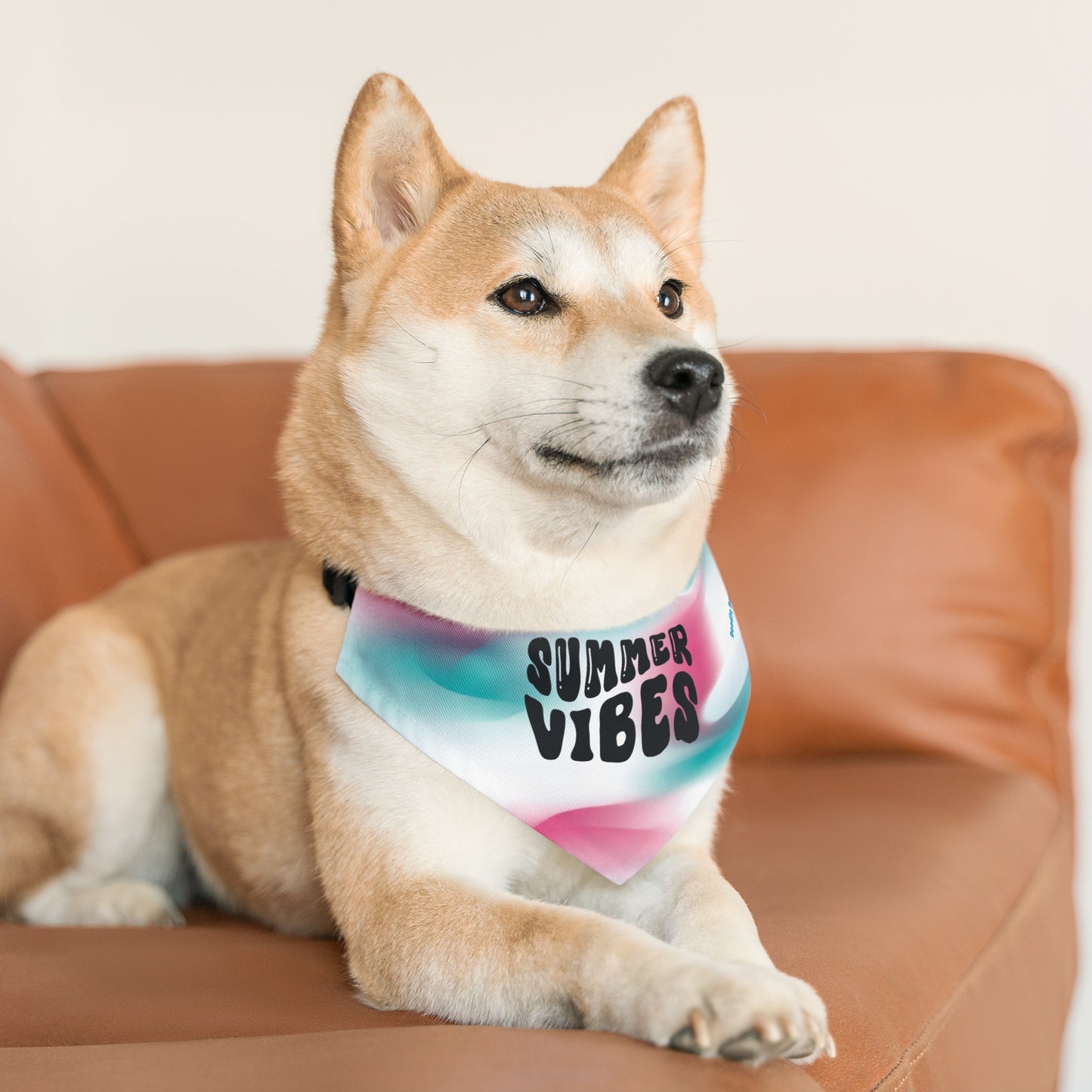 Summer Vibin' Pet Bandana Collar
