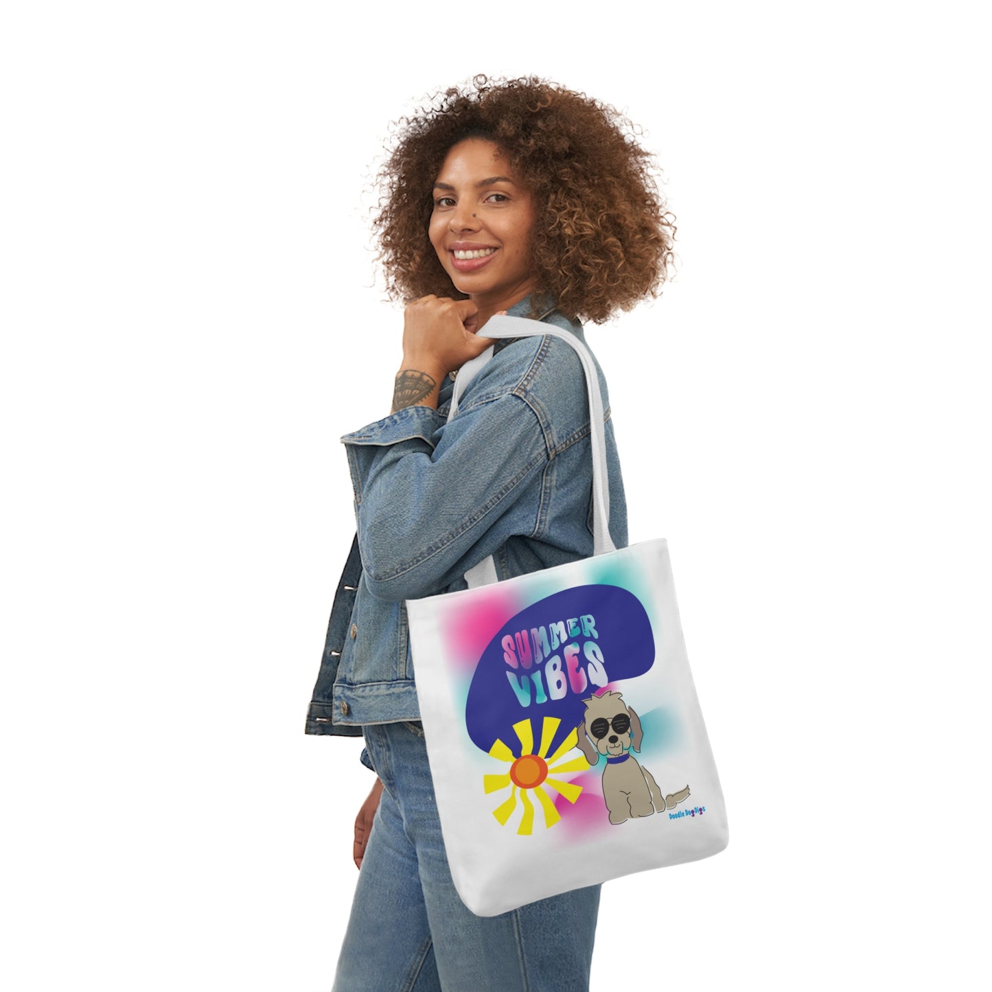 Summer Vibes Canvas Tote Bag
