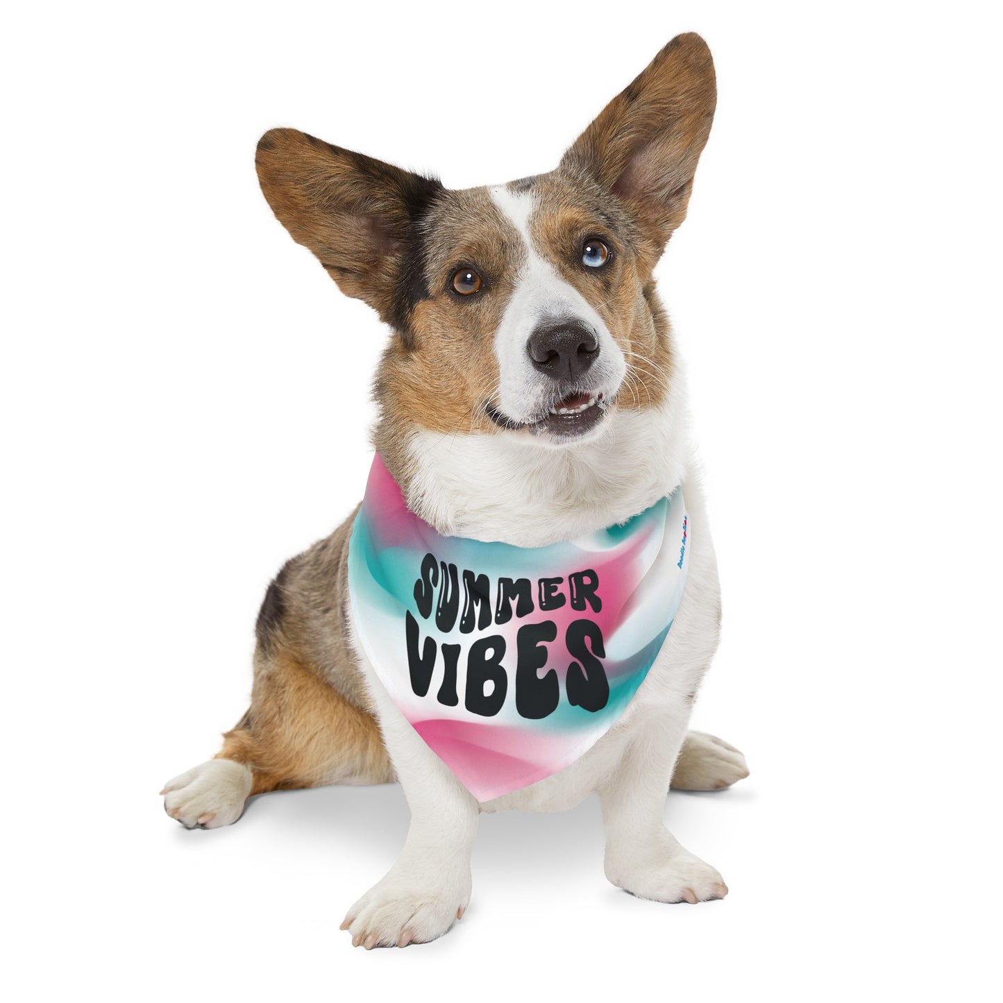 Summer Vibin' Pet Bandana Collar