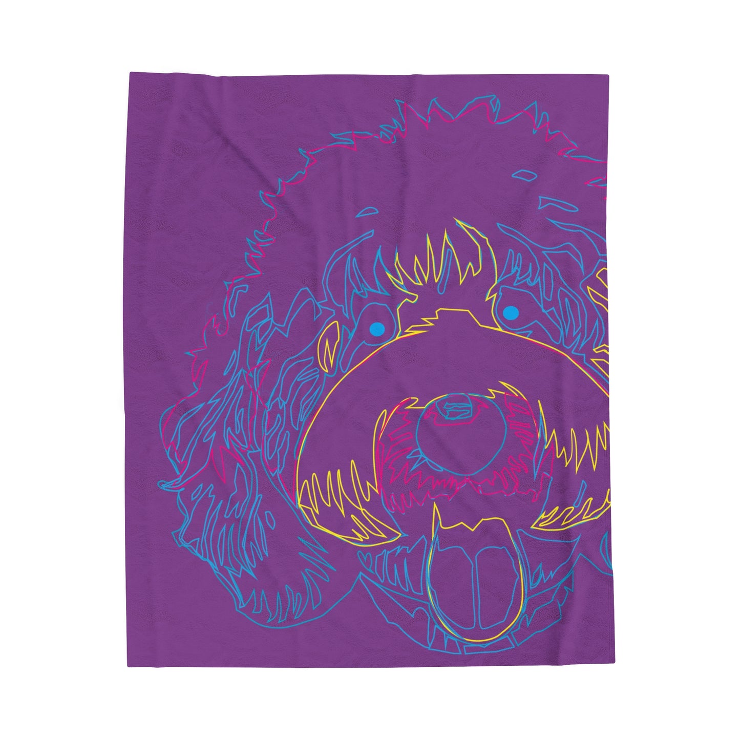Purple Pooch Cozy Blanket