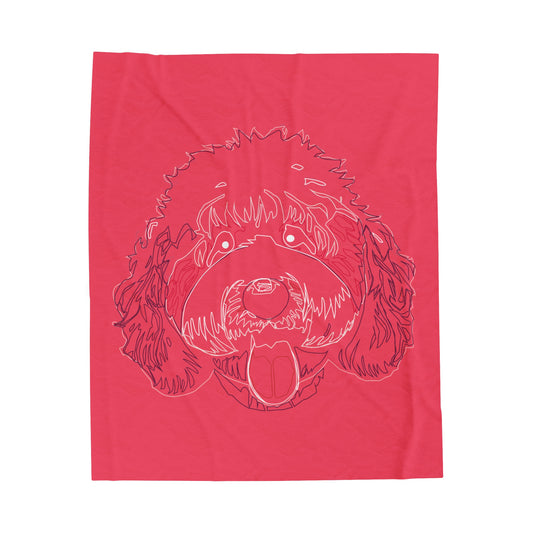 Radiant Red Cozy Blanket