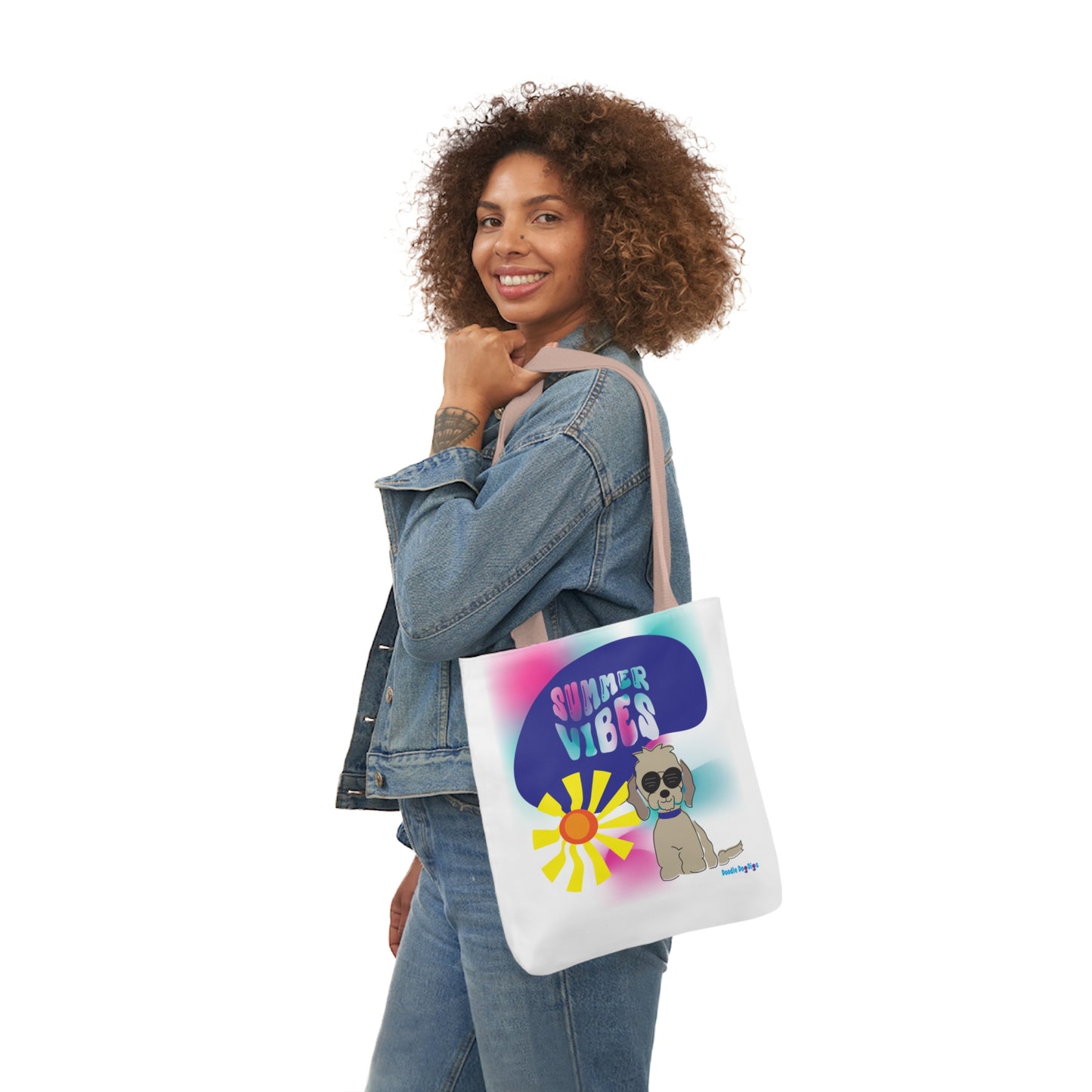 Summer Vibes Canvas Tote Bag