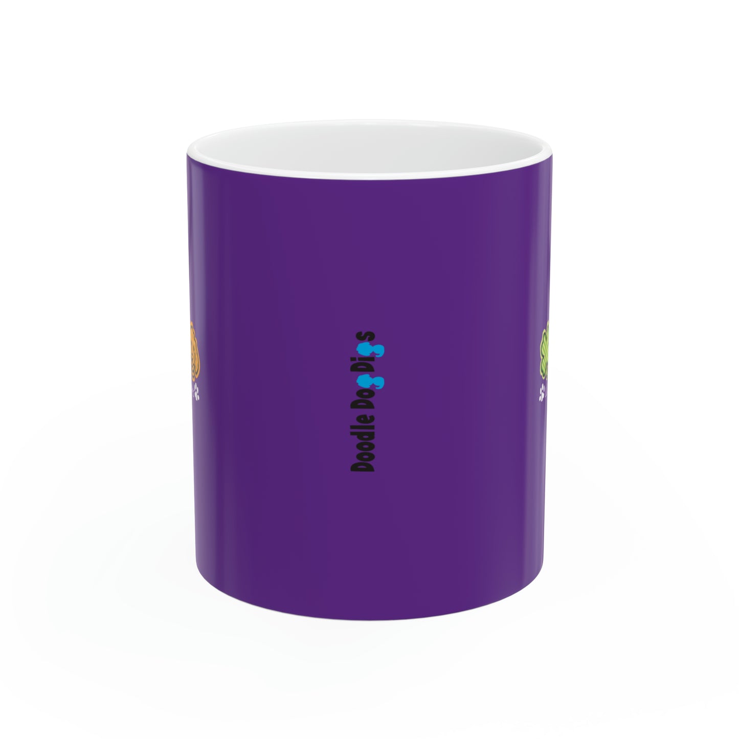 Luck, Love & Doodles Ceramic Mug, 11oz