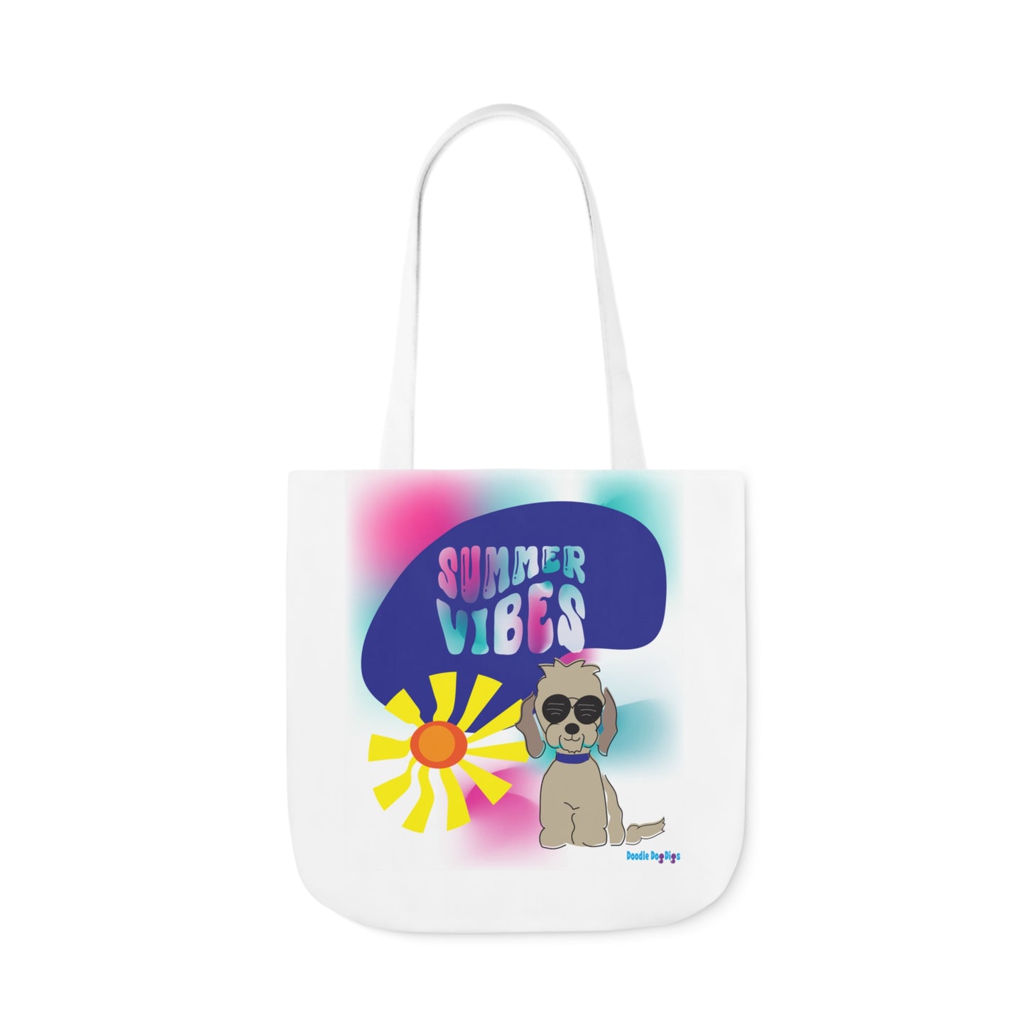 Summer Vibes Canvas Tote Bag