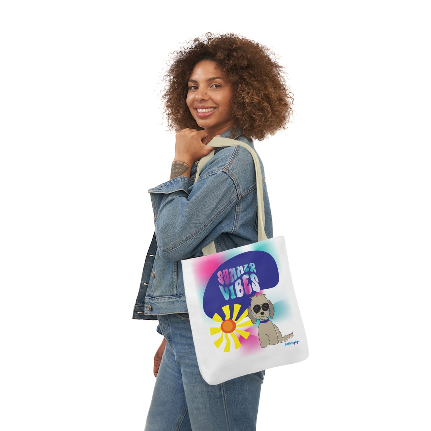 Summer Vibes Canvas Tote Bag