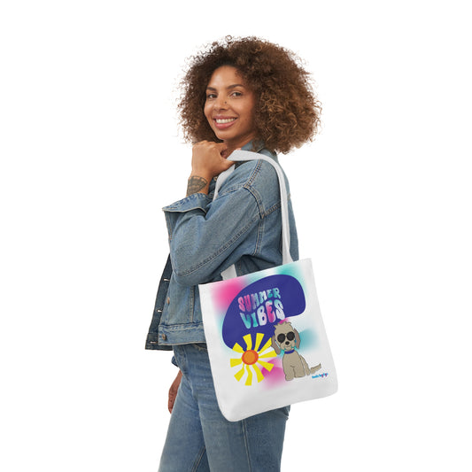 Summer Vibes Canvas Tote Bag