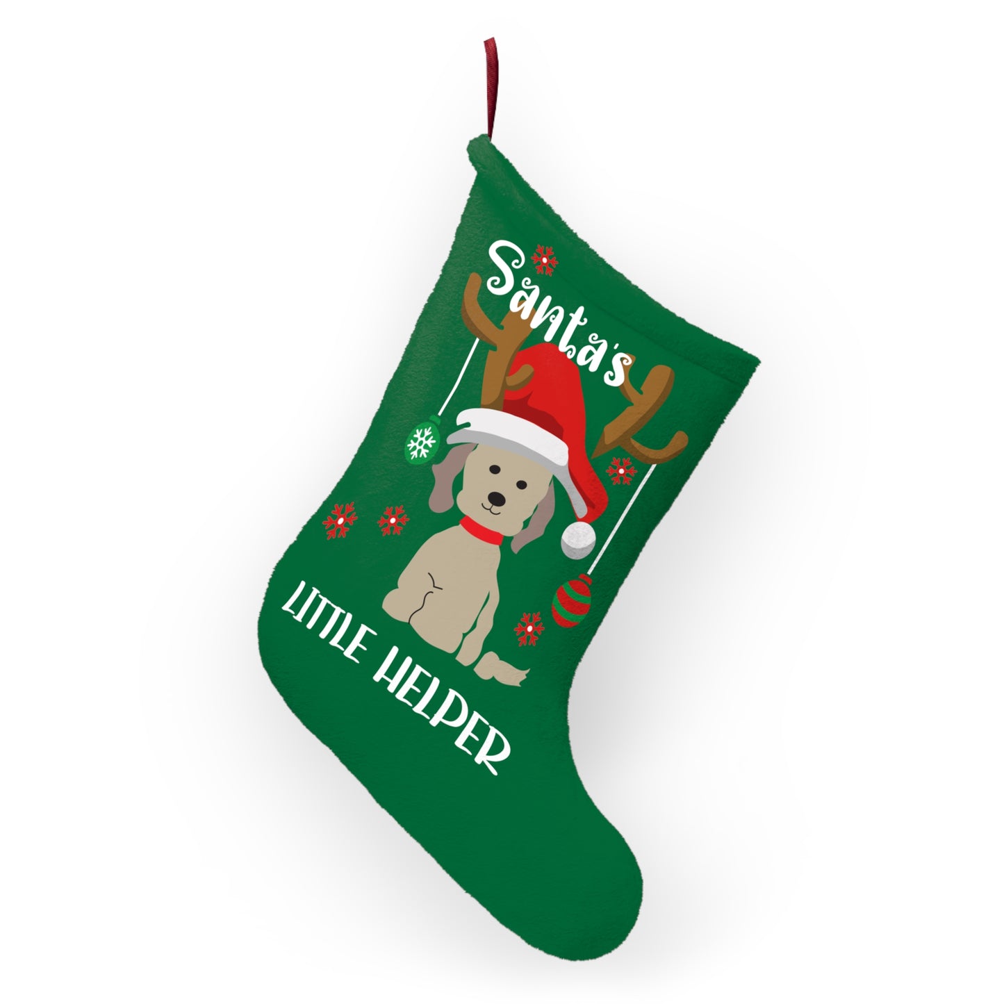 Stocking Santa’s Little Helper (Green) – Festive Holiday Decor