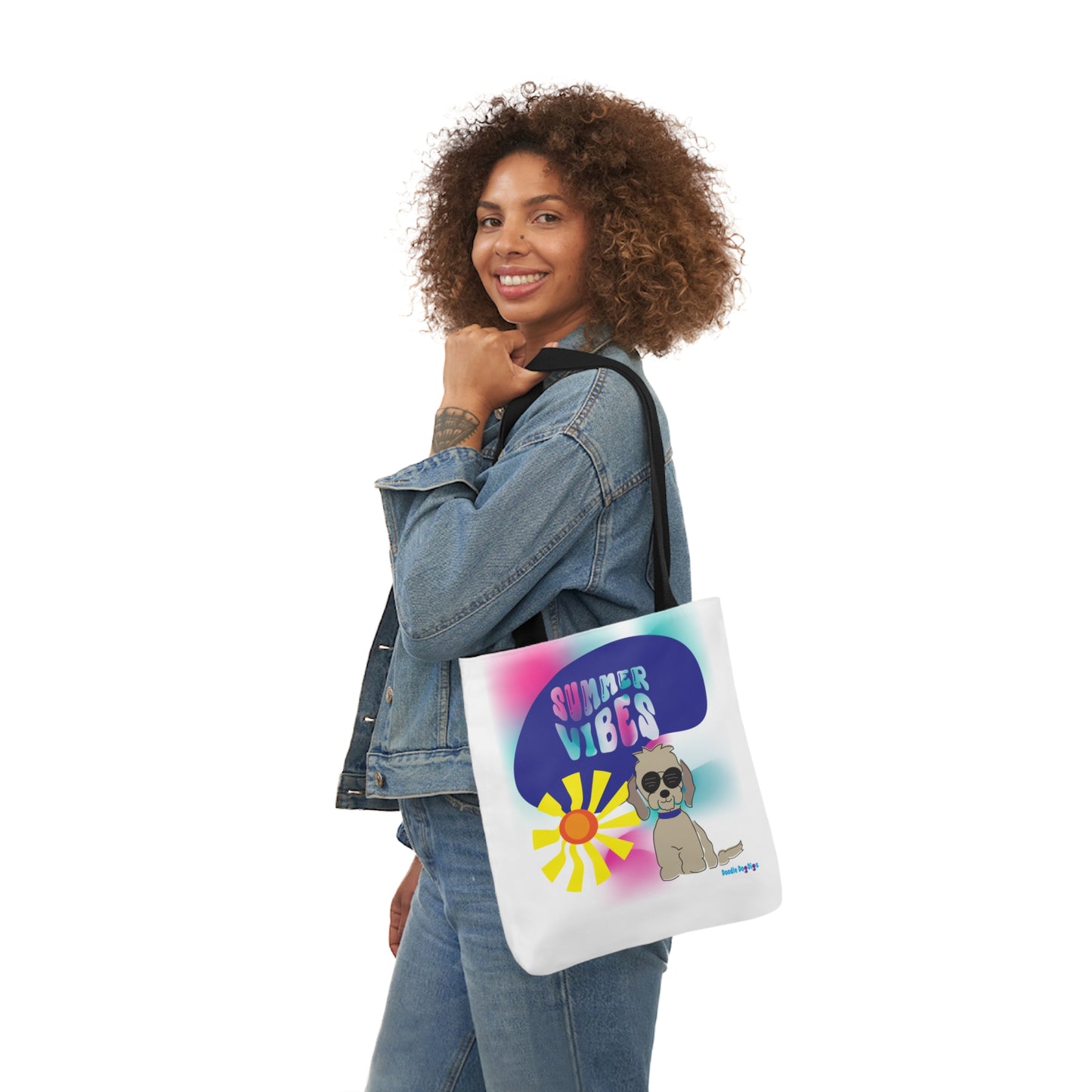 Summer Vibes Canvas Tote Bag